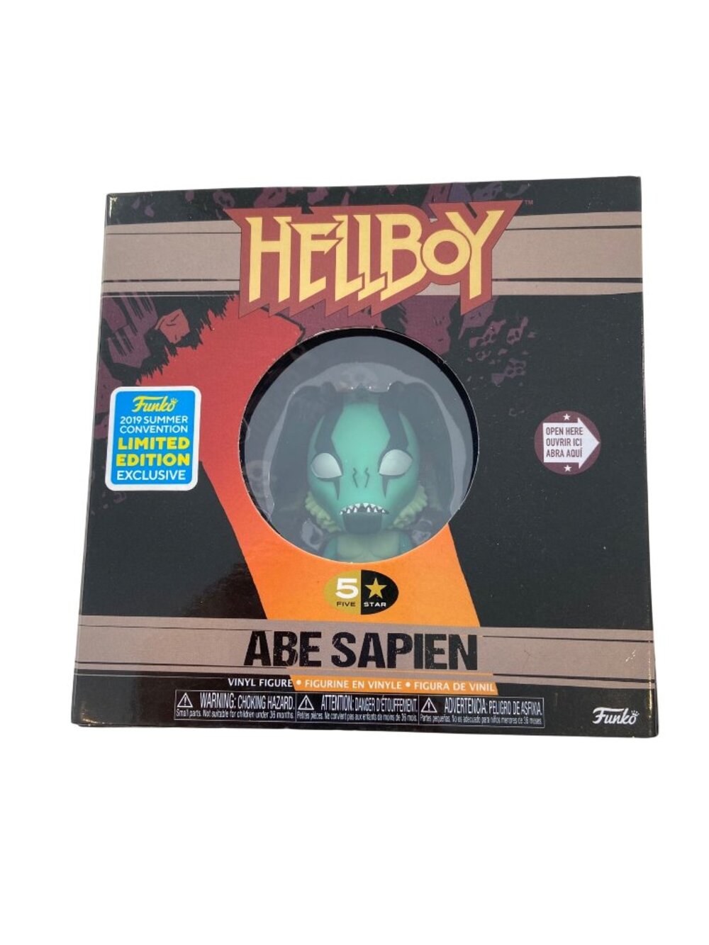 Funko Hellboy 5 Star Abe Sapien Vinyl Figure 2019 Summer Convention Limited Edit